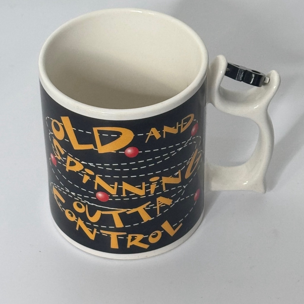Spinners Happy 50th Birthday Mug Party Gift Cup Old and Spinning Out of Control